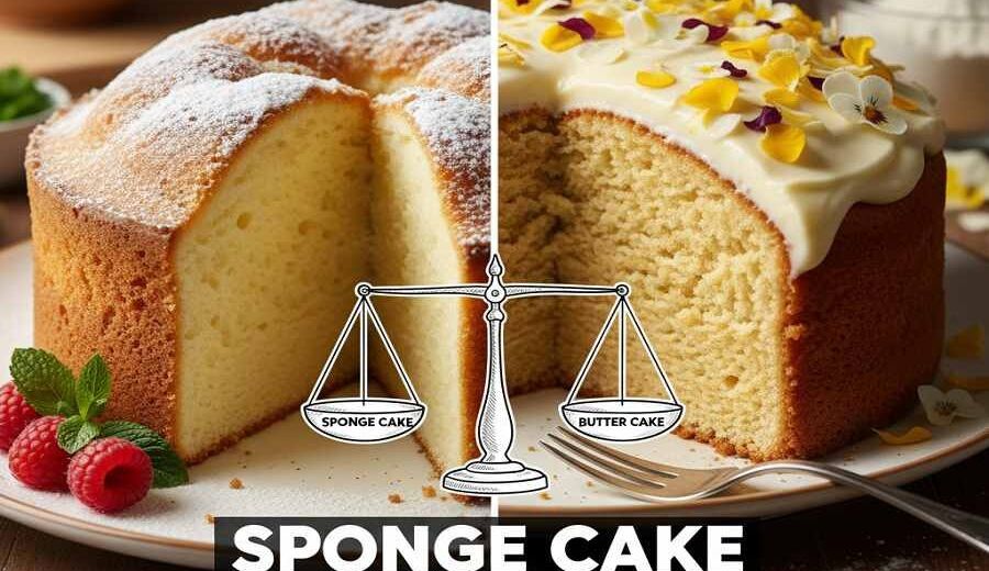 Sponge Cake vs. Butter Cake