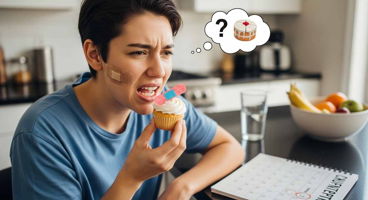 when can i eat cake after wisdom teeth removal