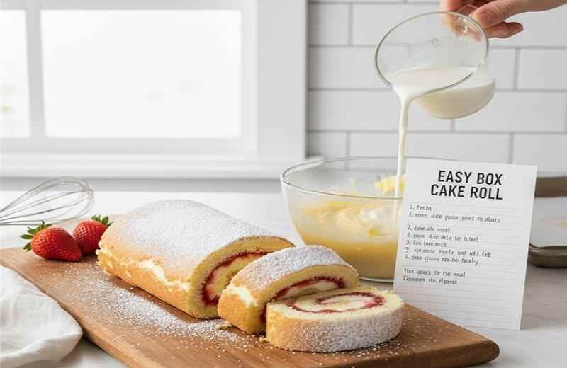 How to Make a Cake Roll with Box Cake Mix