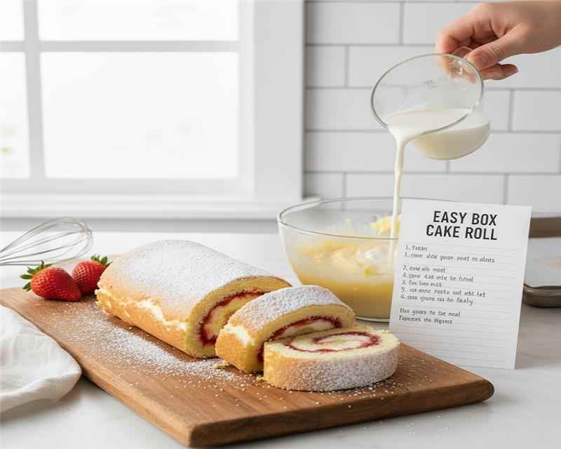 How to Make a Cake Roll with Box Cake Mix