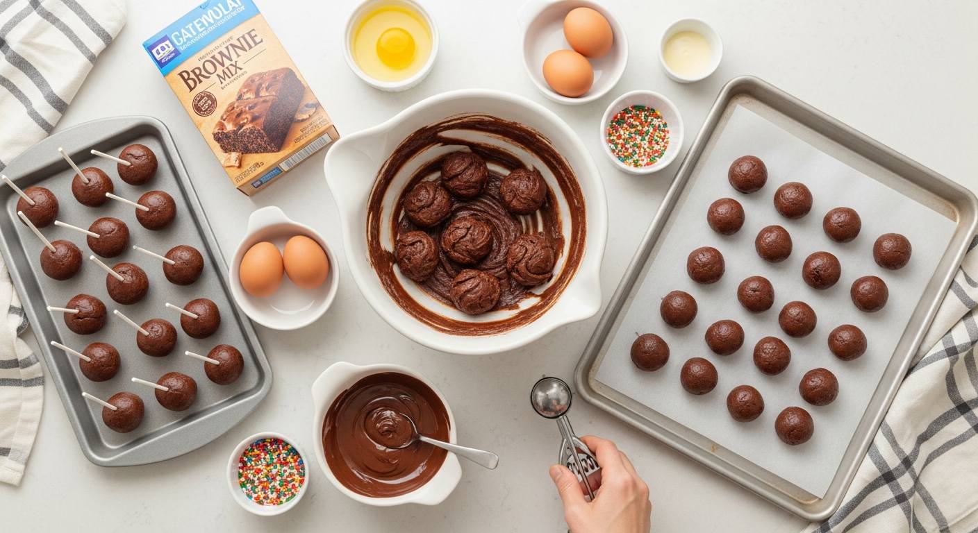 How to Make Cake Pops with Brownie Mix