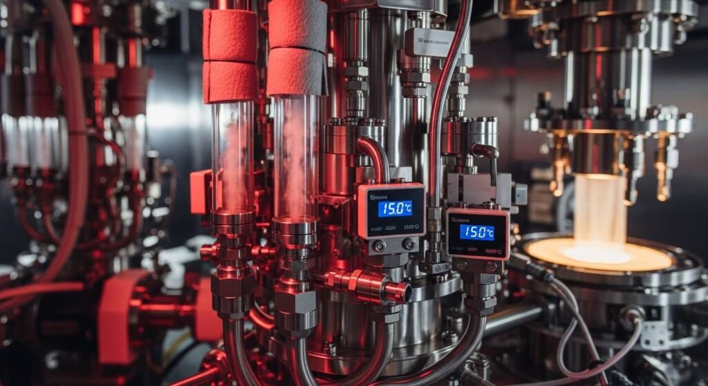 In CVD Semiconductor Process Is Manifold Kept Hot
