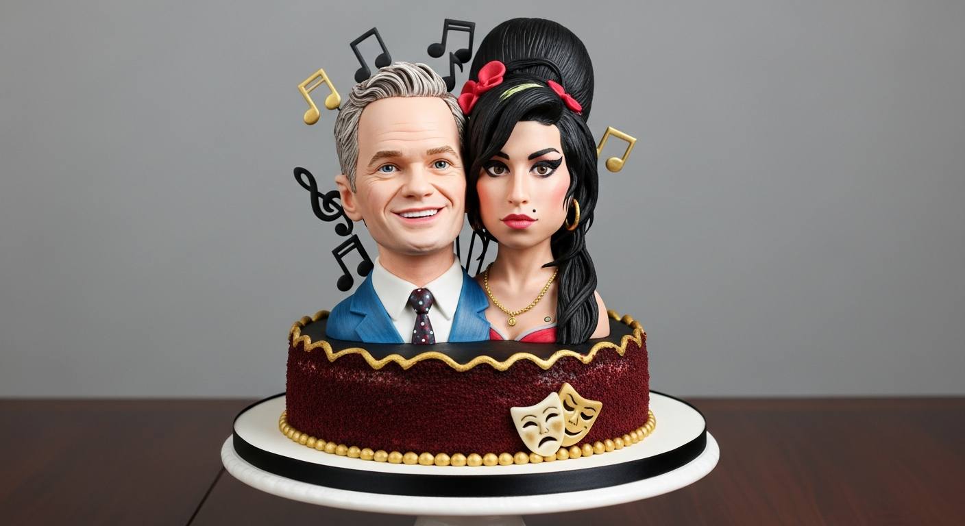 Neil Patrick Harris Amy Winehouse Cake