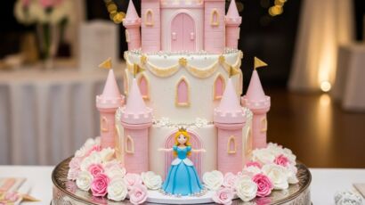 Castle Cake with Princess