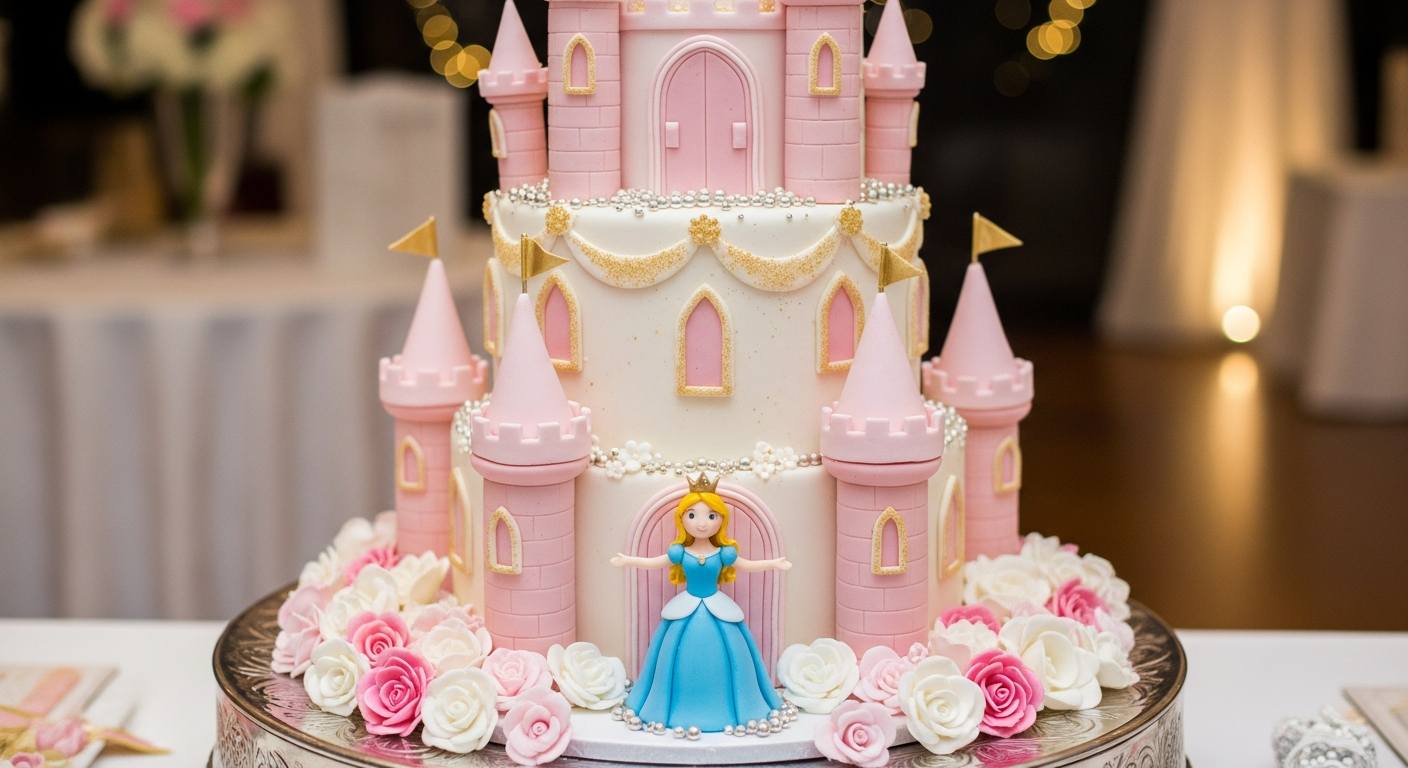Castle Cake with Princess