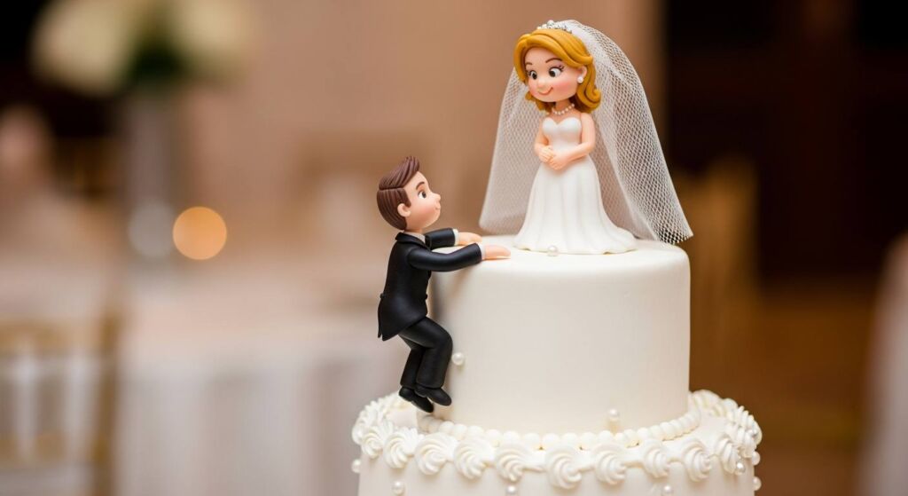 Funny Toppers for Wedding Cakes