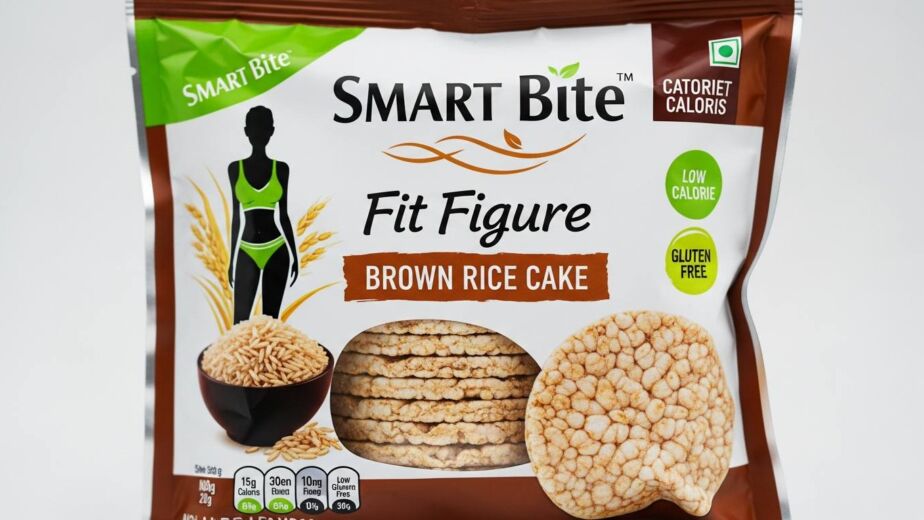 Smart Bite Fit Figure Brown Rice Cake