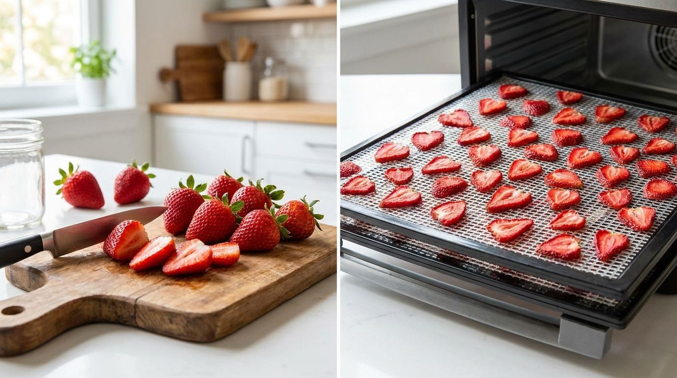 How to Dehydrate Strawberries