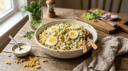 hard boiled egg macaroni salad