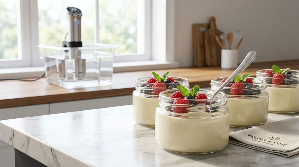 sous vide cheesecake