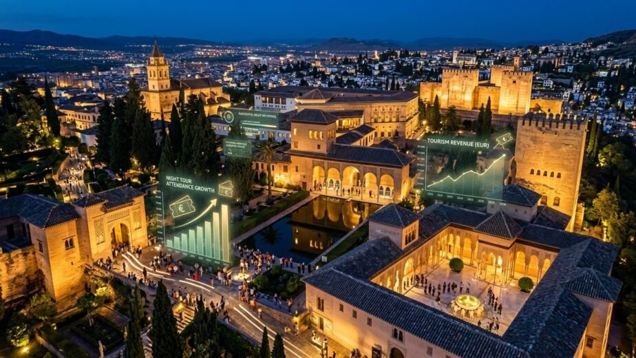 alhambra palace night tour attendance revenue